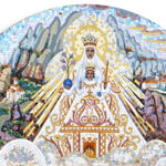 Mosaic a Sant Fost de Campsentelles executat per Eliseu Querol.